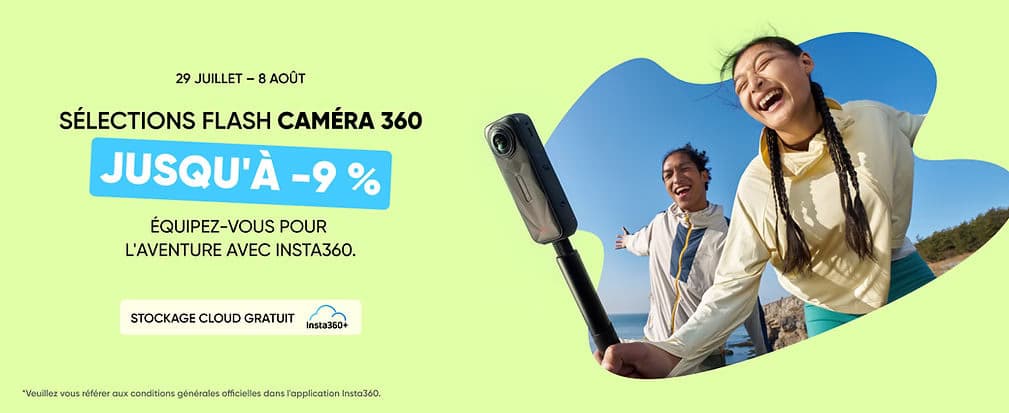 promo Amazon sur l’Insta360 X5