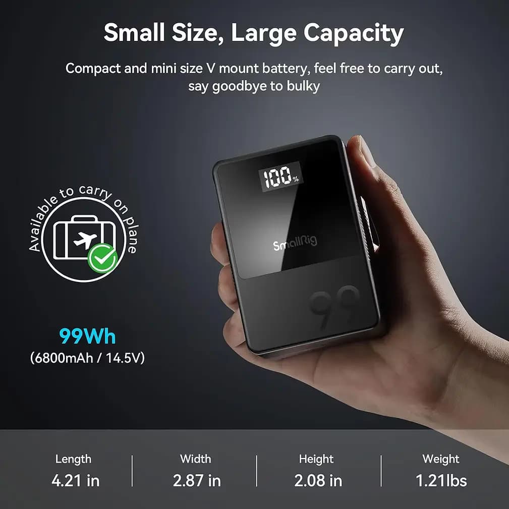 SmallRig VB99 mini V Mount Battery