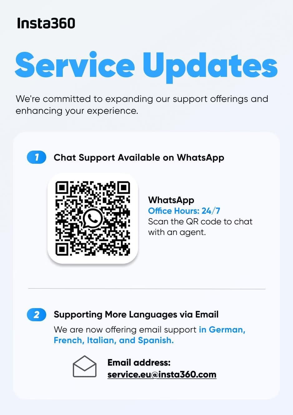 Contact Insta360 Support