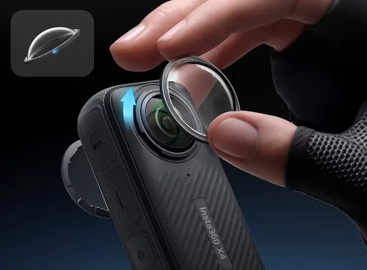 Insta360 X4 Lens Protectors