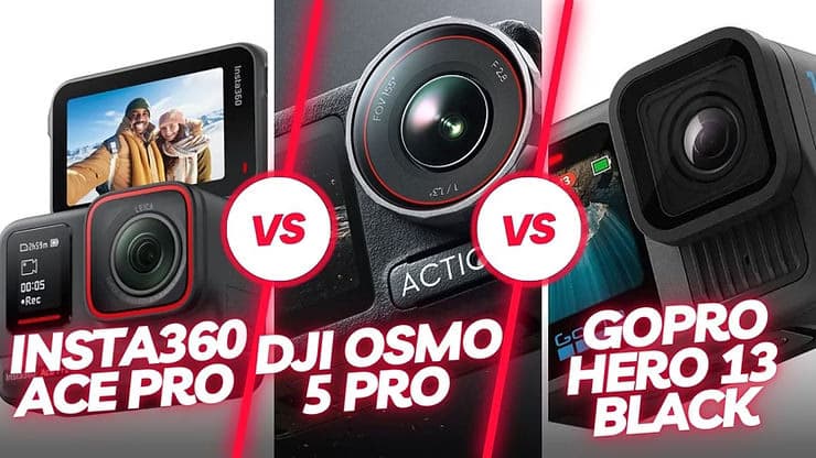 Insta360 Ace Pro vs GoPro Hero 13 Black vs DJI Osmo Action 5 Pro