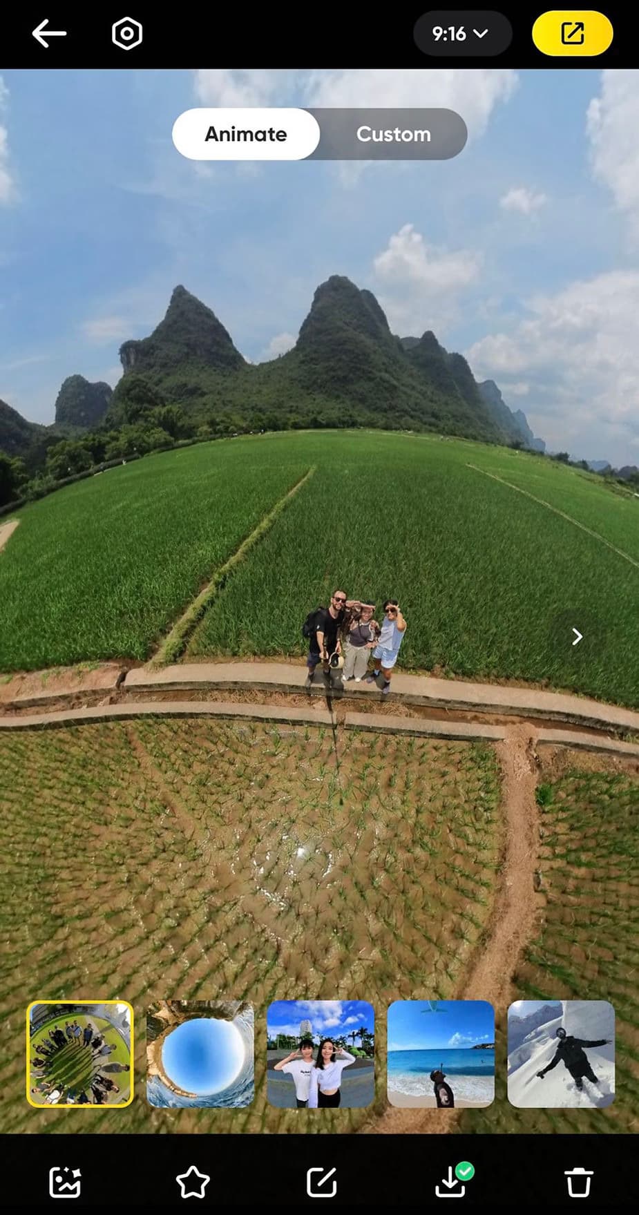 How to share 360° photos on Instagram