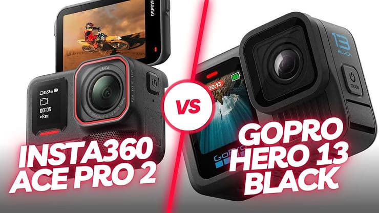 £Insta360 Ace Pro 2 vs GoPro Hero 13 Black