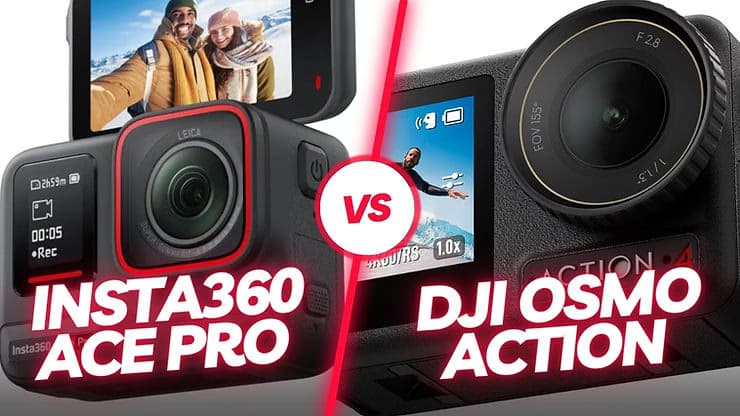 Insta360 Ace Pro vs Dji Osmo Action 4