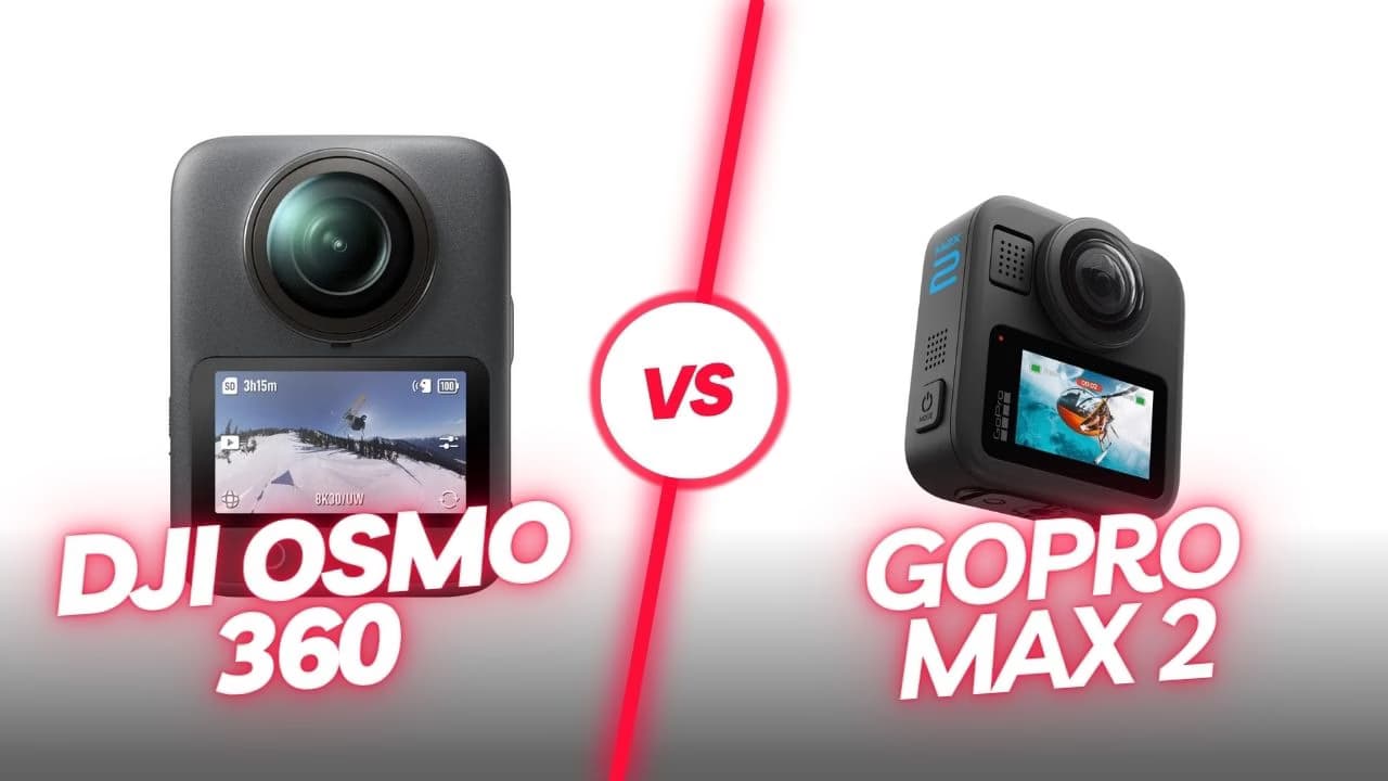 DJI Osmo 360 frente a GoPro Max 2
