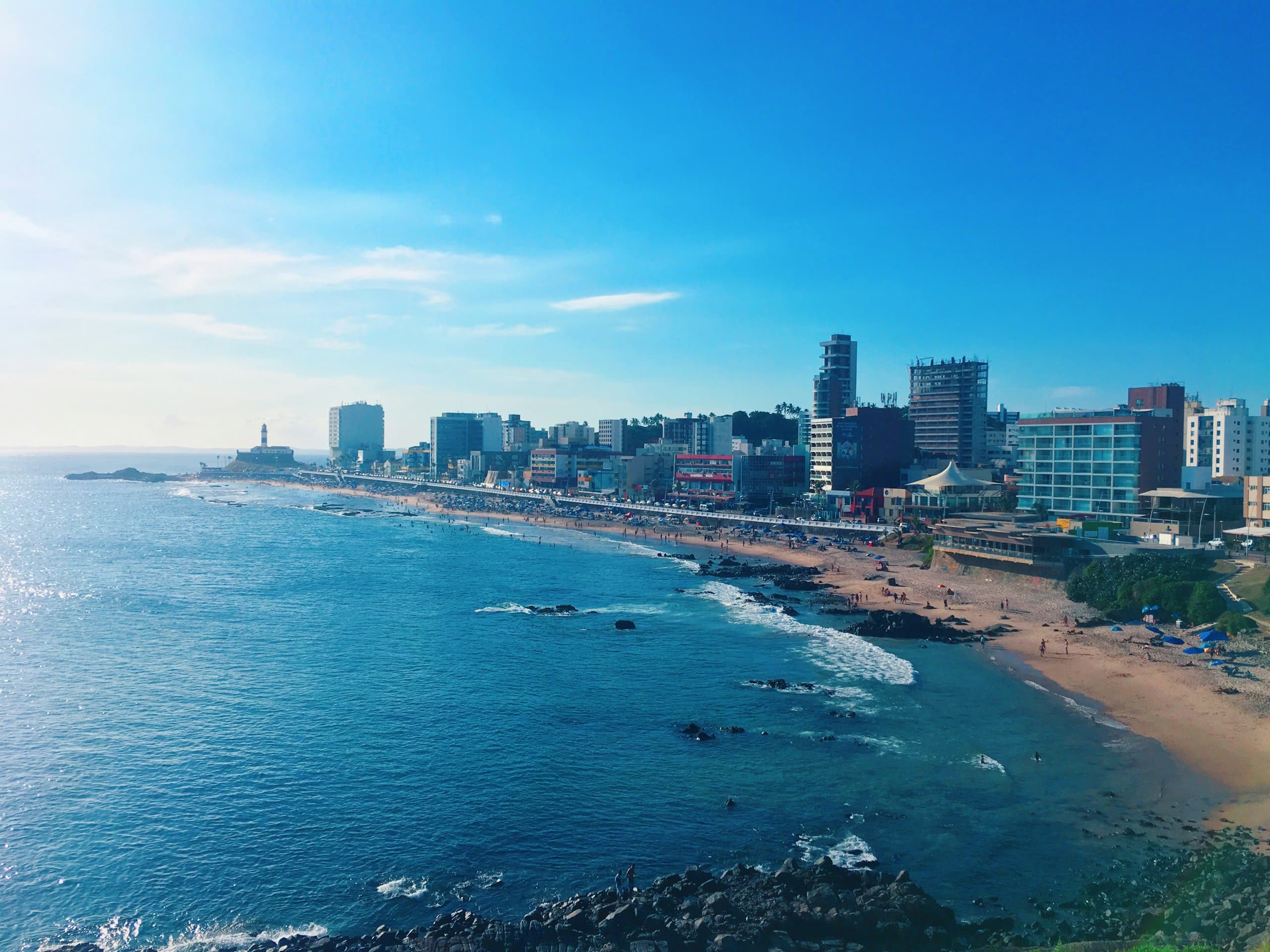 Praia da Barra em Salvador.