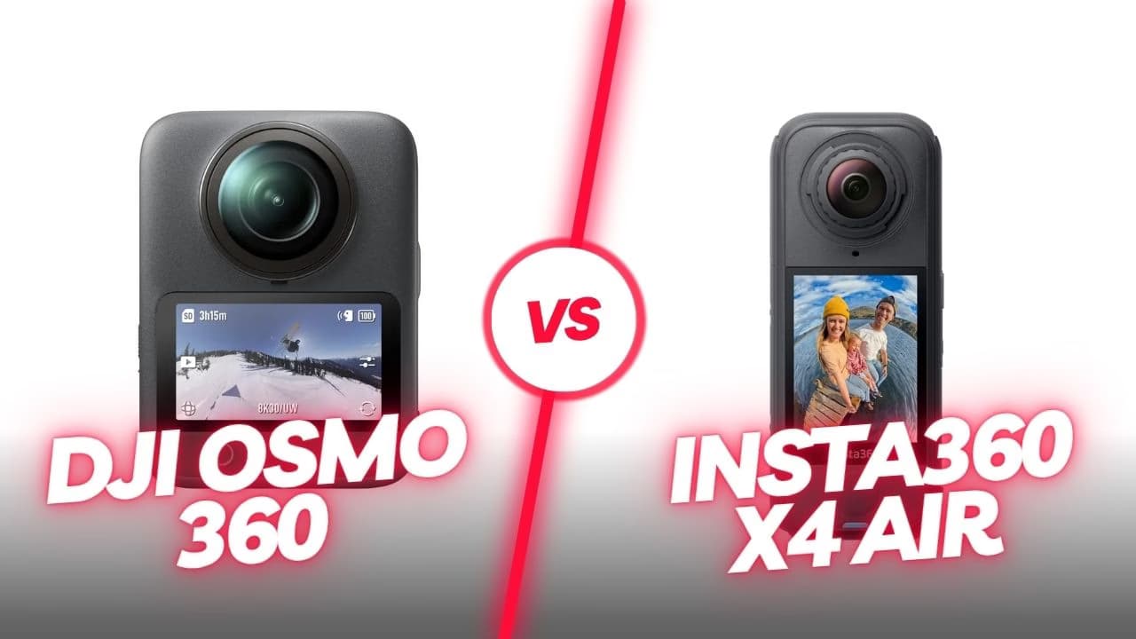 DJI Osmo 360 vs Insta360 X4 Air