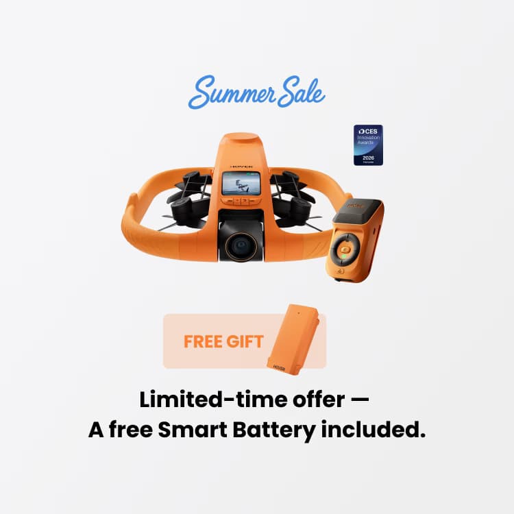 HOVERAir AQUA visuel officiel