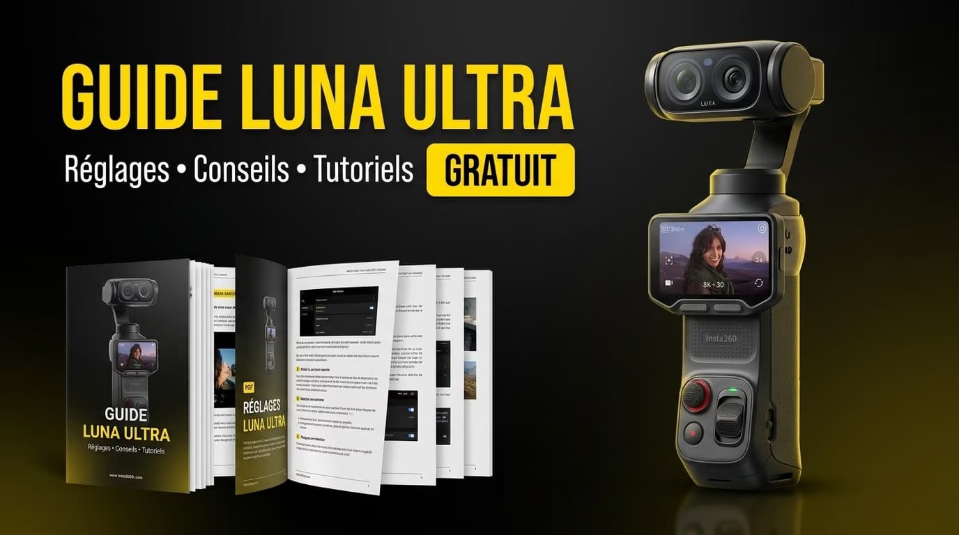 Guide gratuit insta360 Luna ultra