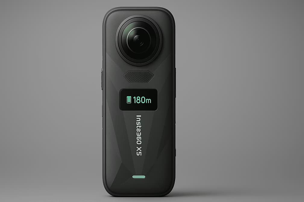 Durata della batteria di 180 minuti per Insta360 X5