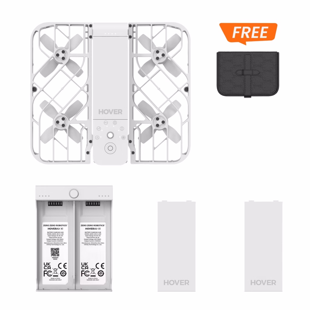 HOVERAir X1 Pearl Limited — version autonomie 30 min