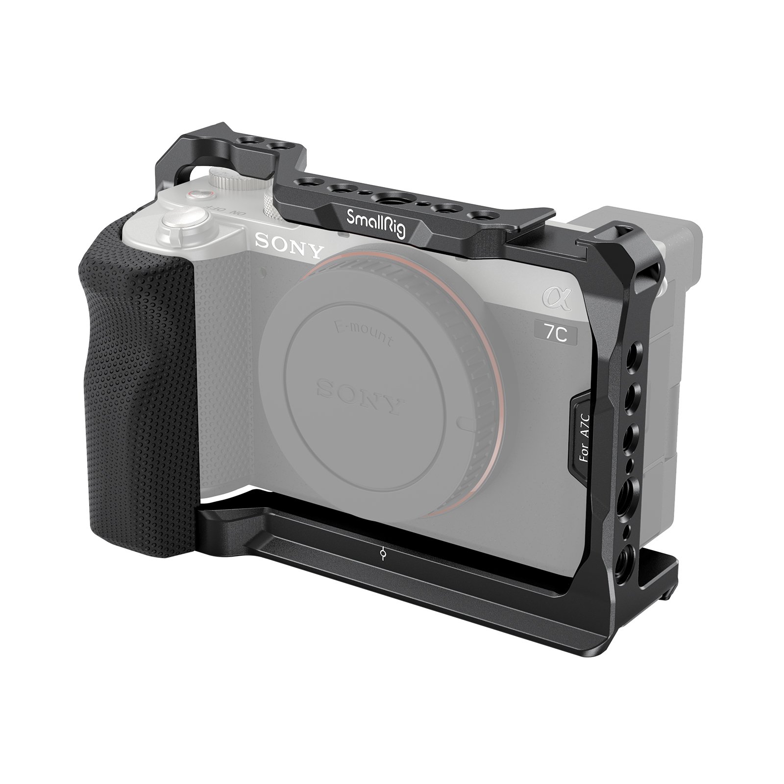 Sony A7C dans une cage SmallRig avec poignée latérale 3212