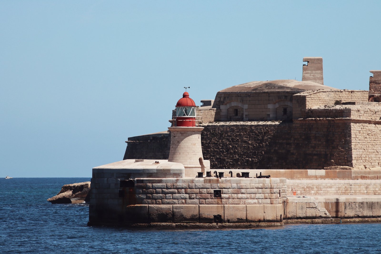 Vue du Grand Harbour et des fortifications de La Valette à Malte