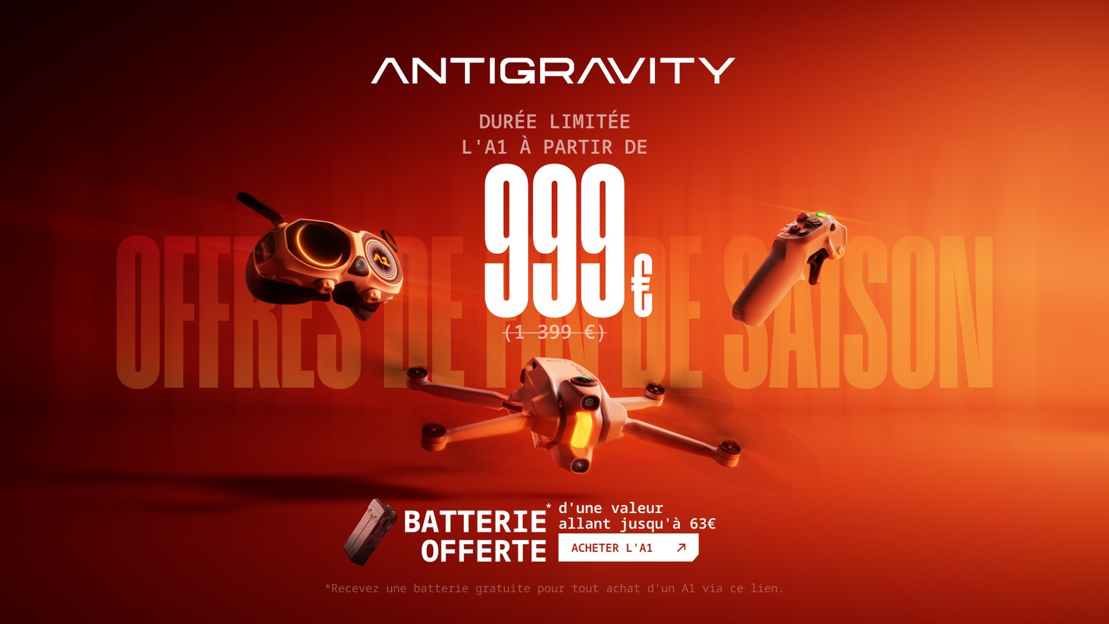 Antigravity A1 prêt pour un premier vol